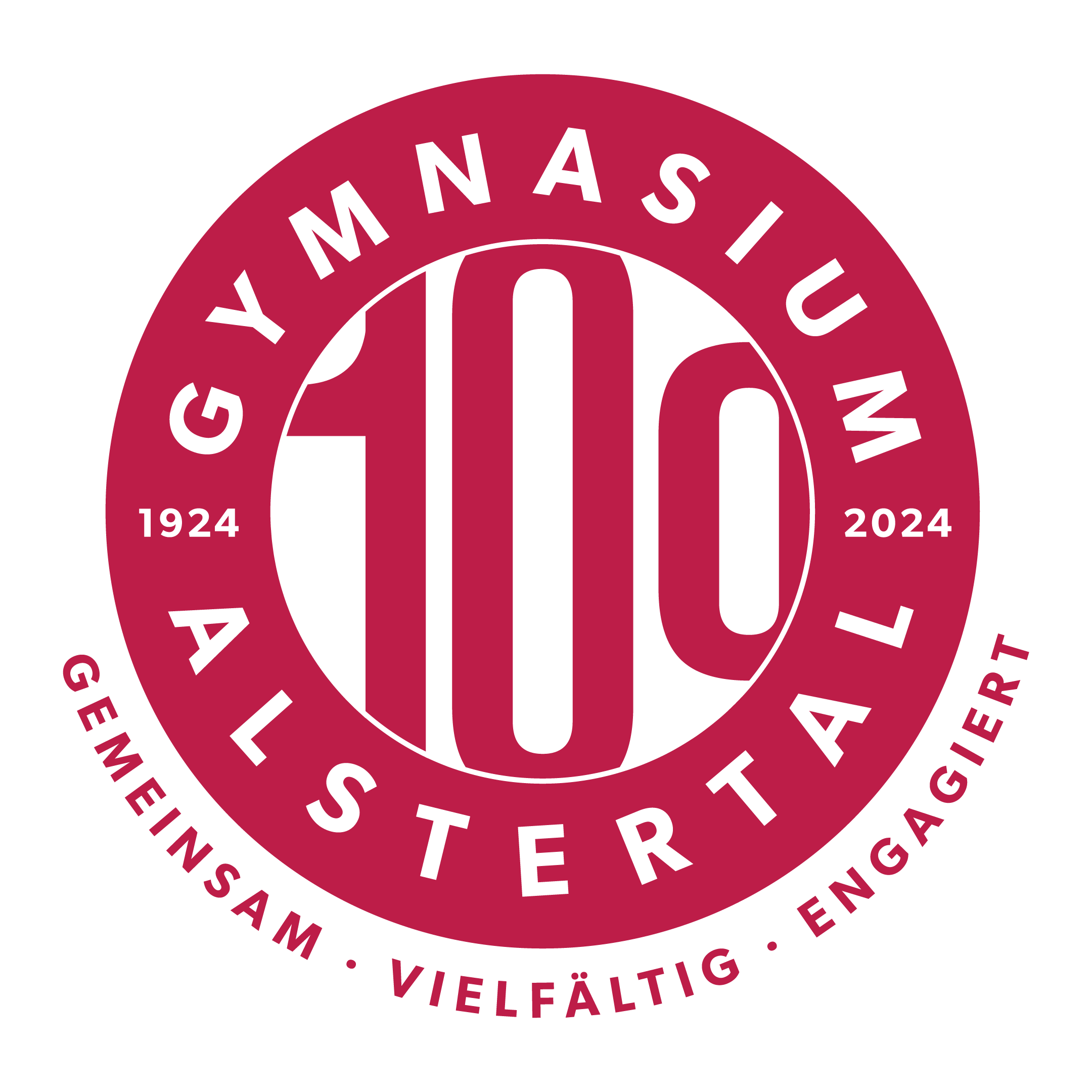 Logo Gymnasium Alstertal negativ